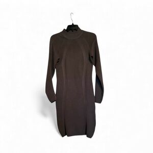 SAY WHAT | Elegant Gray Ribbed Dress